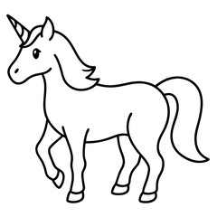 Radiant Unicorn Vector Art Discover the Charm of Mythical Creatures in Vivid Colors
