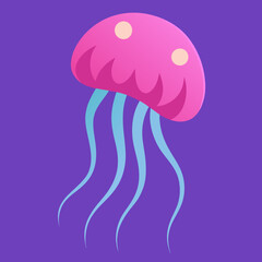 Stunning Jellyfish Vector Illustration Discover the Beauty of Underwater Creatures

