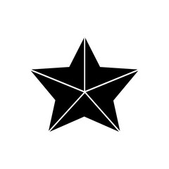 Obraz premium icon star isolated on white, star illustration, starfish