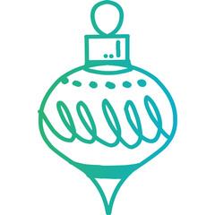 Christmas, New Year Vector Icon element, Isolated white background