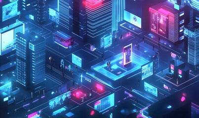 Futuristic Business Collaboration: AI-Driven Strategies, Augmented Reality Insights, Virtual Reality Simulations, and Holographic Financial Data for Smart Office Innovation