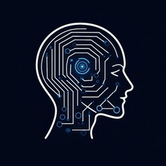 Unique Logo Concept Showcasing the Power of AI