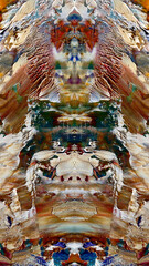 Abstract background wallpaper. Ethnic pattern. Mixtures of oil paint. Trendy hand painting canvas. Wall decor and Wall art prints Idea. 3D Texture. Art object