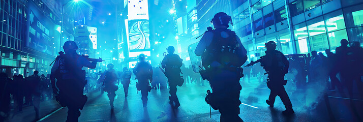 Training (Turquoise): Signifies the training that police officers receive to effectively manage protests while upholding constitutional rights.