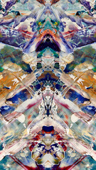 Abstract background wallpaper. Ethnic pattern. Mixtures of oil paint. Trendy hand painting canvas. Wall decor and Wall art prints Idea. 3D Texture. Art object