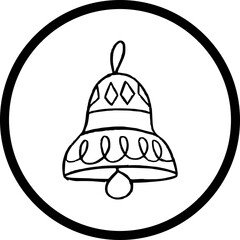 Christmas, New Year Vector Icon element, Isolated white background