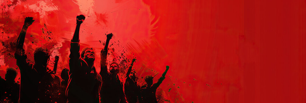 Revolution (Red): Signifies the radical change or overthrow of a social or political system, often through force or mass mobilization