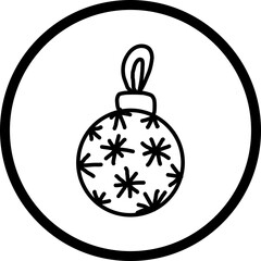 Obraz premium Christmas, New Year Vector Icon element, Isolated white background