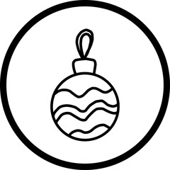 Christmas, New Year Vector Icon element, Isolated white background