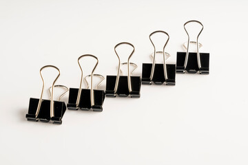 Clips de carpeta grandes, pinzas de papel grandes para suministros de oficina