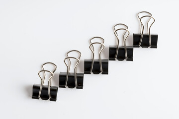 Clips de carpeta grandes, pinzas de papel grandes para suministros de oficina