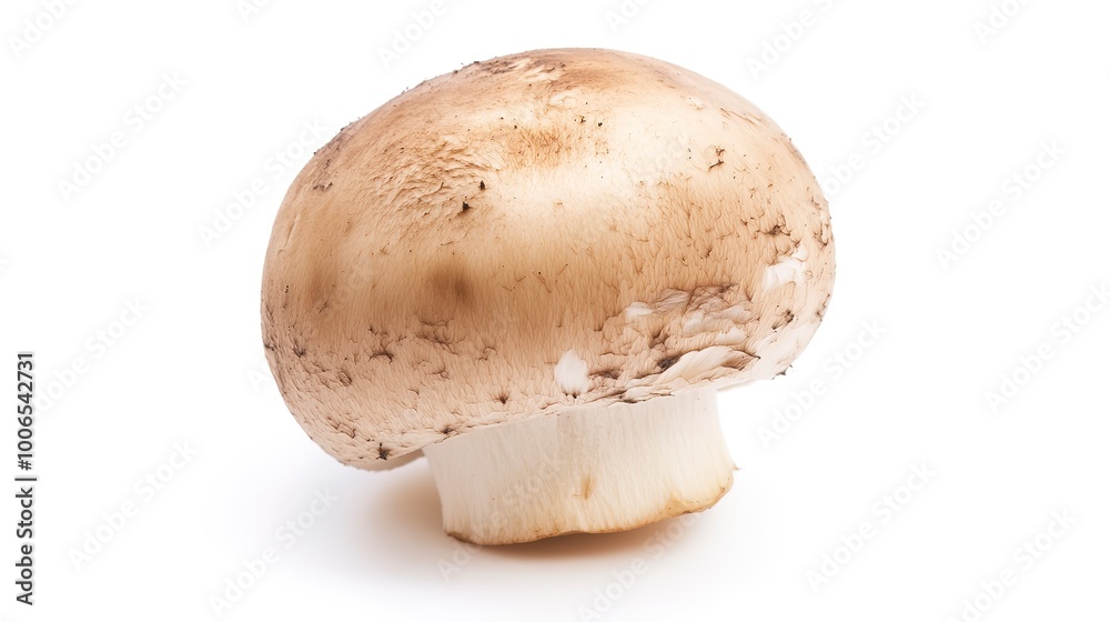 Poster mushroom isolated on white background  