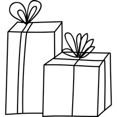 Christmas, New Year Vector Icon element, Isolated white background