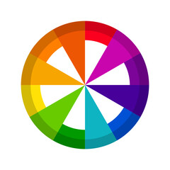 Vibrant color wheels - color circles -  Monochromatic Colors - Complementary Colors - Triadic Colors - Tetradic Colors
