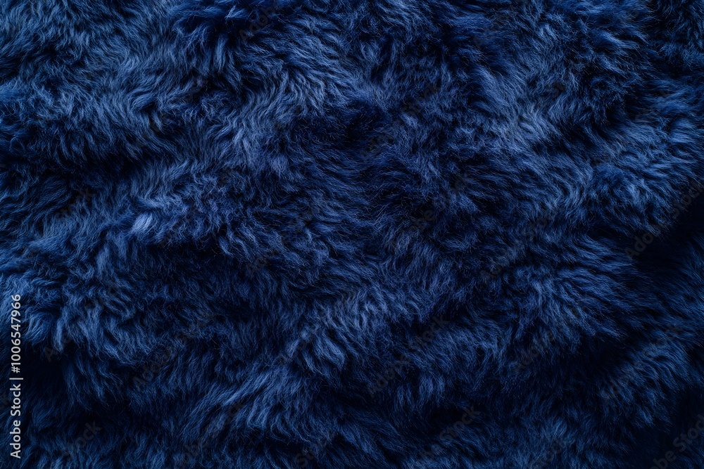Wall mural a deep luxurious midnight blue background with a soft fuzzy and textured surface resembling the plus