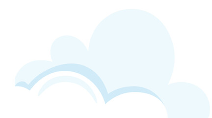 Set Of Clouds Cloud icon Vector Illustration