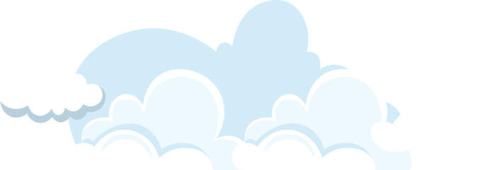 Set Of Clouds Cloud icon Vector Illustration