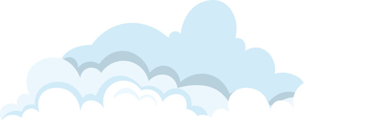 Set Of Clouds Cloud icon Vector Illustration