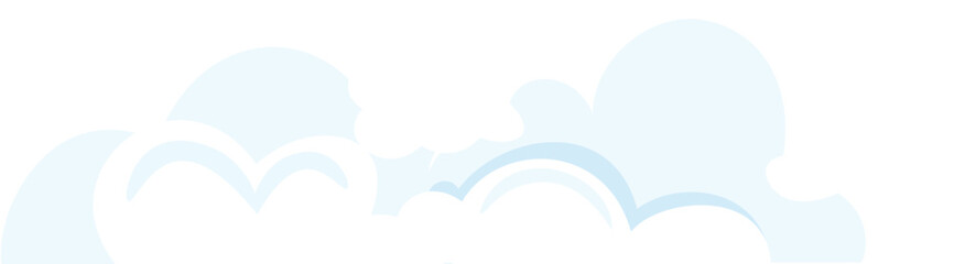 Set Of Clouds Cloud icon Vector Illustration