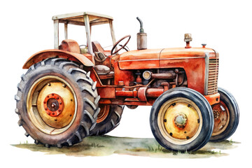Vintage Tractor in Farm Setting