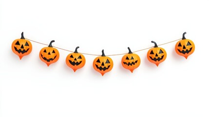 Obraz premium Smiling jack-o'-lanterns