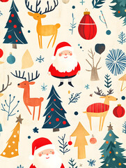 Christmas and New Year-themed graphic background