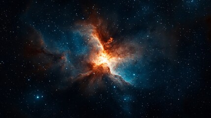 Obraz premium Cosmic Nebula in Space