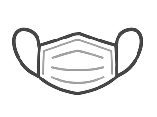 立体マスクのイラスト