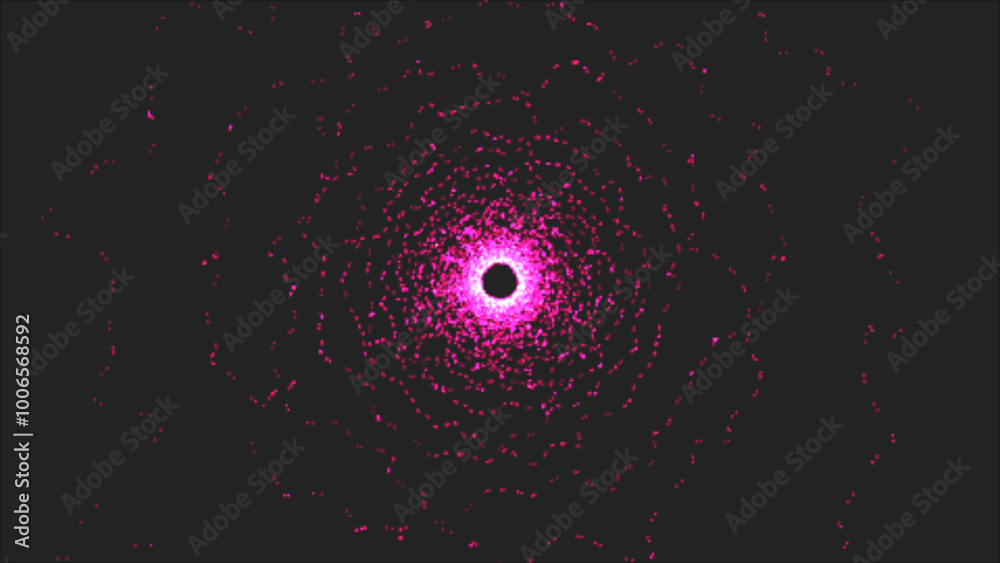 Wall mural 3d illustration.abstract background with animation of spinning abstract futuristic tunnel with light
