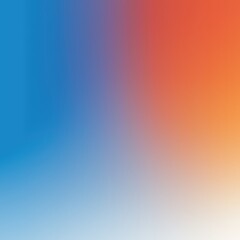 Blue to orange gradient