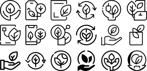 Eco-Friendly Icons: Minimalist Designs for Sustainable Living