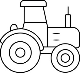 Fototapeta premium Engaging Tractor Coloring Pages for Kids' Creative Learning and Fun