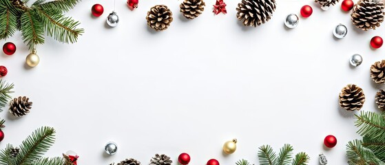 Christmas Ornament Border