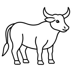 Bold Ox Zodiac Icon Vector Illustration Symbolizing Strength and Determination
