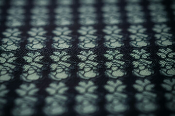 Minimal printed cloth texture background, close up shot.