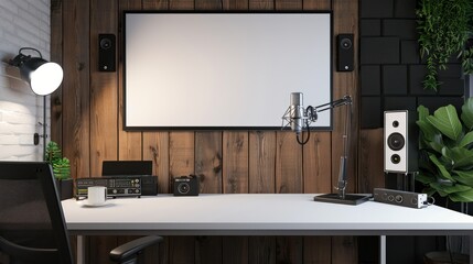 Modern Studio Desk Setup