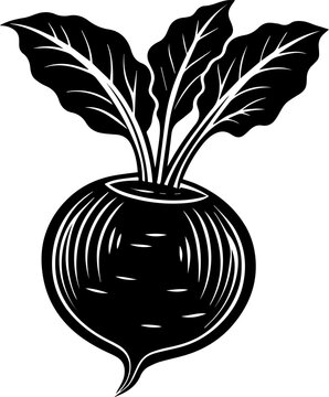 black and white beet graphic clip art preview