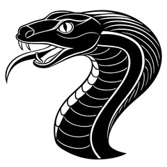 Stylish Minimal Snake Vector Illustration for Unique Artwork and Decor
