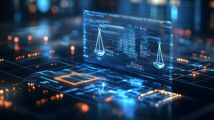 3D Close-Up of Holographic Financial Charts on Sleek Tablet - Macro Shot Showcasing Futuristic Business Planning and Decision Making, Clean White Background