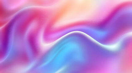 Fototapeta premium Abstract Iridescent Pastel Wave Texture with Soft Pink, Blue, and Purple Hues