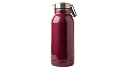 Empty Thermos Bottle isolated on transparent background, PNG