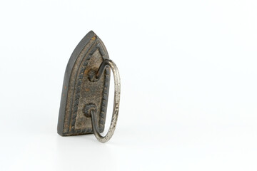 antique small iron made of cast iron