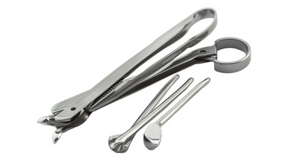 Obraz premium Nail Set repair tool isolated on transparent background, PNG