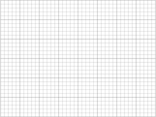 Squared black grid paper. Notebook sheet blank. Mathematics pattern. Typography template for making notebooks production for school. Education backdrop. Black mesh graph texture on white background.