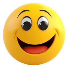 Fototapeta premium PNG Emoticon cartoon face toy.