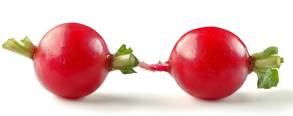 vegetable radish isolated on white background