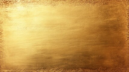 Fototapeta premium Textured golden foil background with distressed edges and vintage appearance