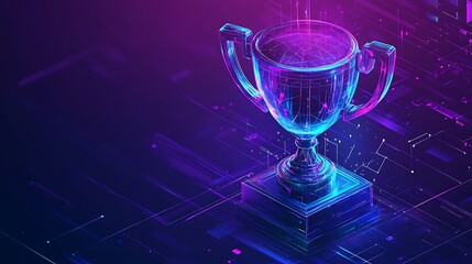 Digital Trophy - Winner's Cup in Cyber Space