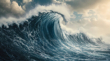 A tidal wave seething and full of foam img. Tidal Wave. Illustration