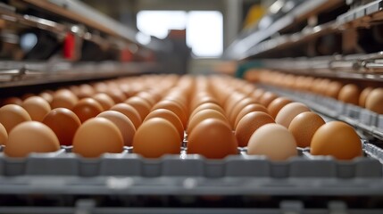 Efficient Automated Egg Collection System in a Poultry Farm with Organized Storage and Conveyor